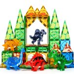 Coodoo Dinosaur Magnetic Tiles for Kids-0