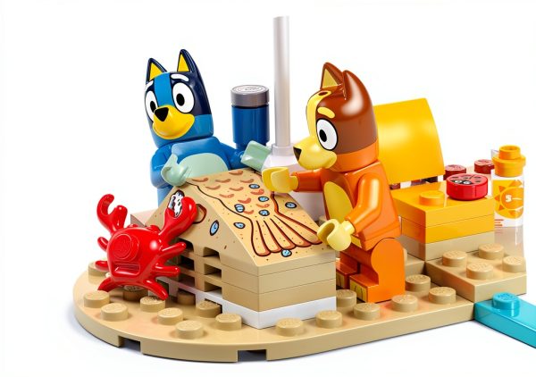 LEGO Bluey Beach Car Playset Duplo for Kids 4+-5
